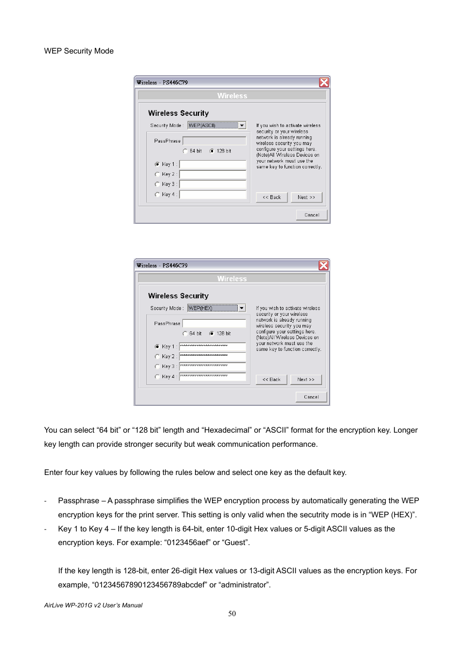 AirLive WP-201G V2 User Manual | Page 58 / 97