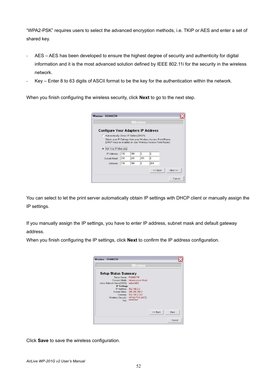 AirLive WP-201G V2 User Manual | Page 60 / 97