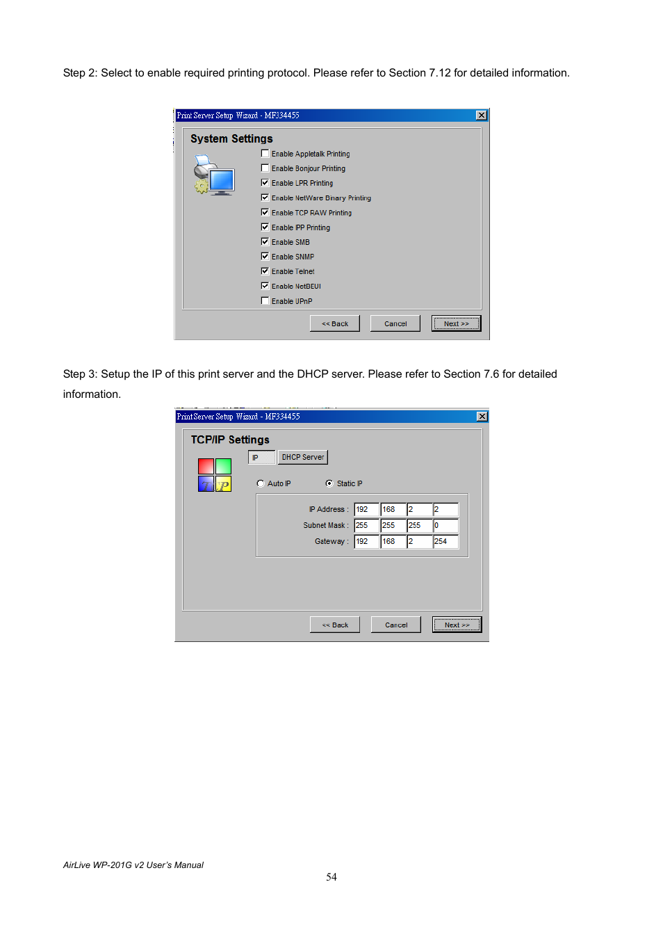 AirLive WP-201G V2 User Manual | Page 62 / 97