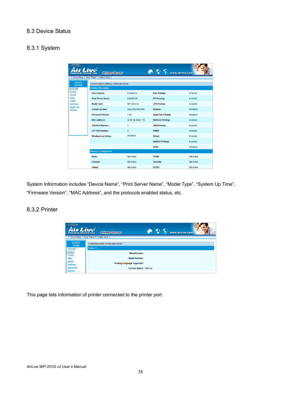 AirLive WP-201G V2 User Manual | Page 66 / 97