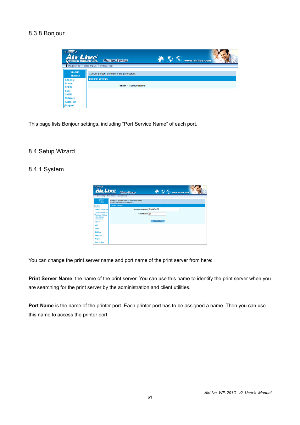 AirLive WP-201G V2 User Manual | Page 69 / 97