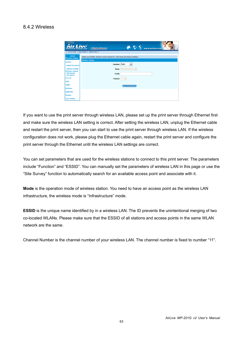 AirLive WP-201G V2 User Manual | Page 71 / 97