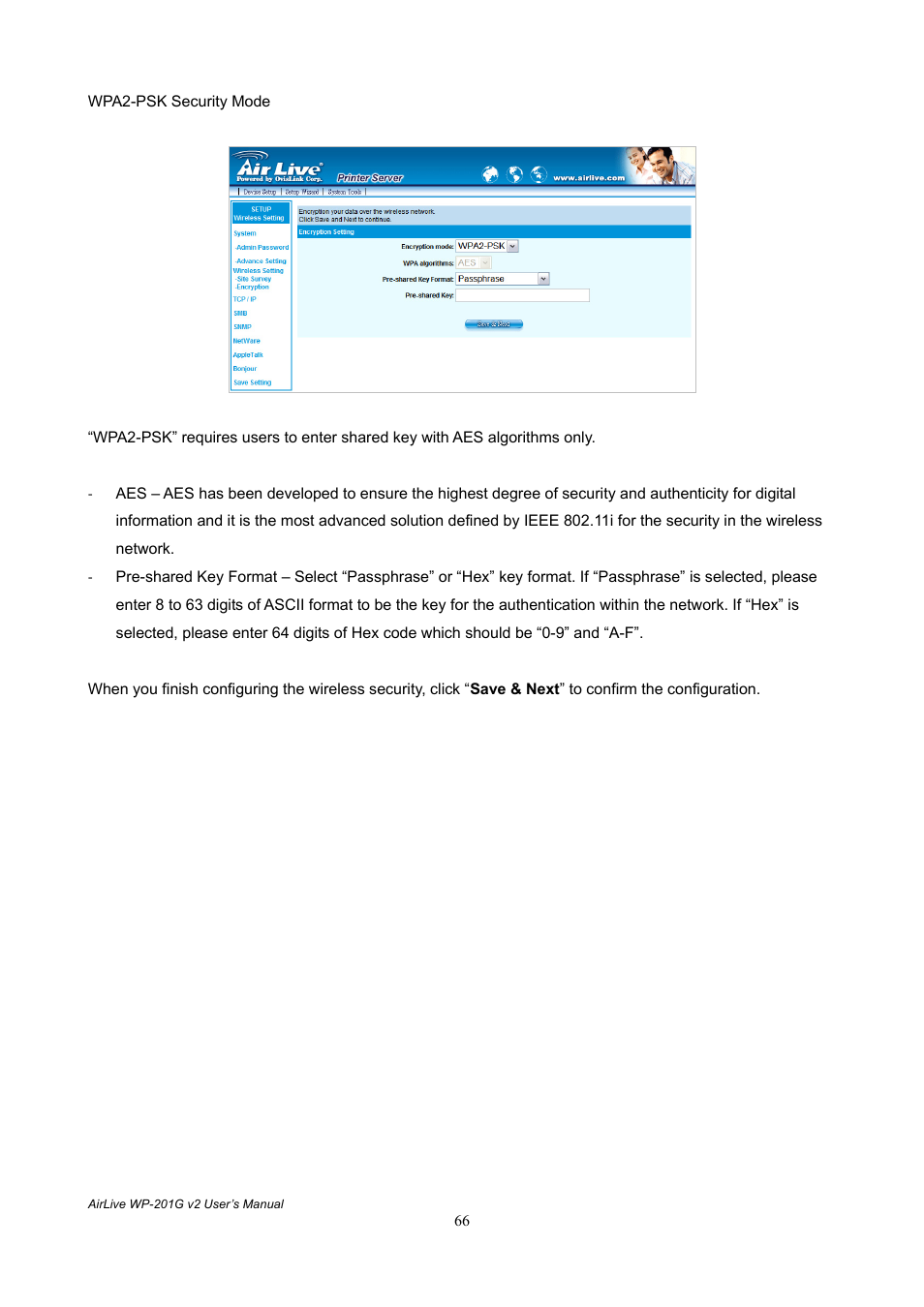 AirLive WP-201G V2 User Manual | Page 74 / 97