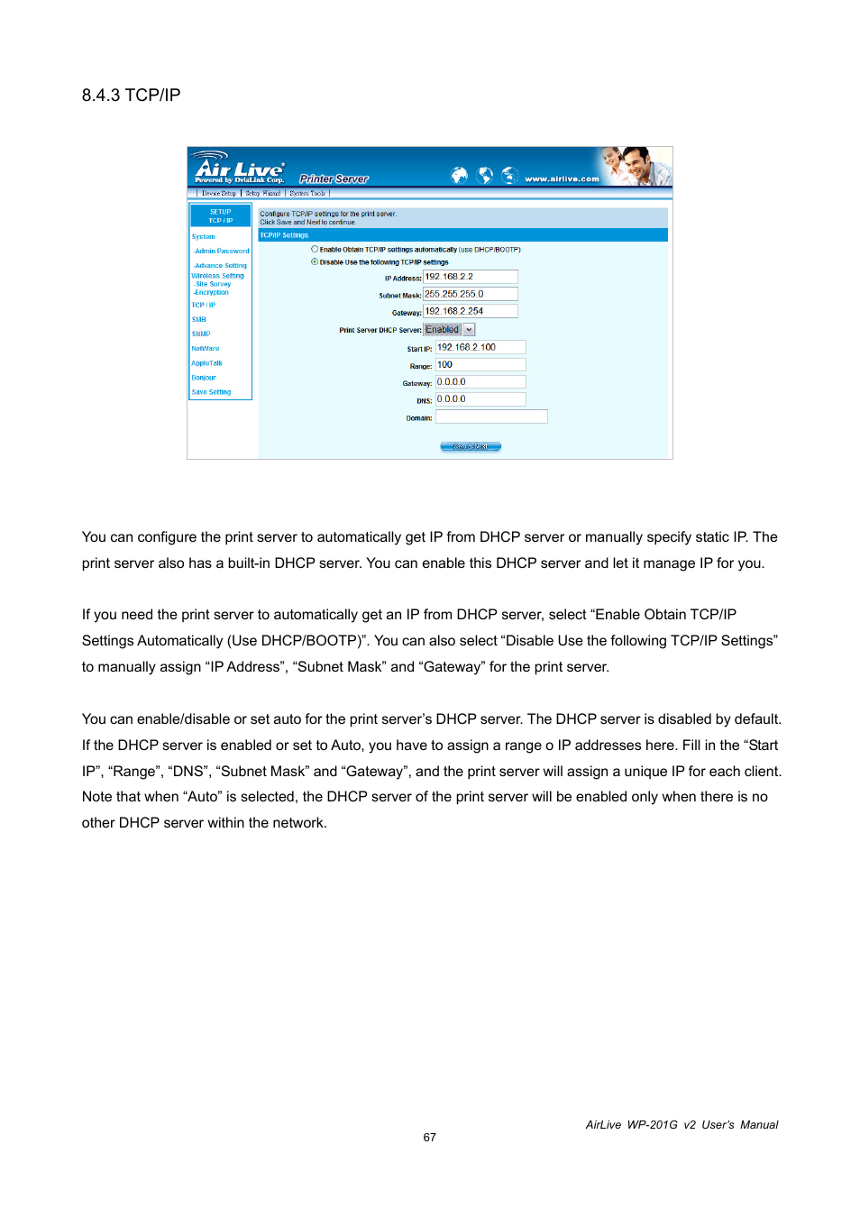 AirLive WP-201G V2 User Manual | Page 75 / 97