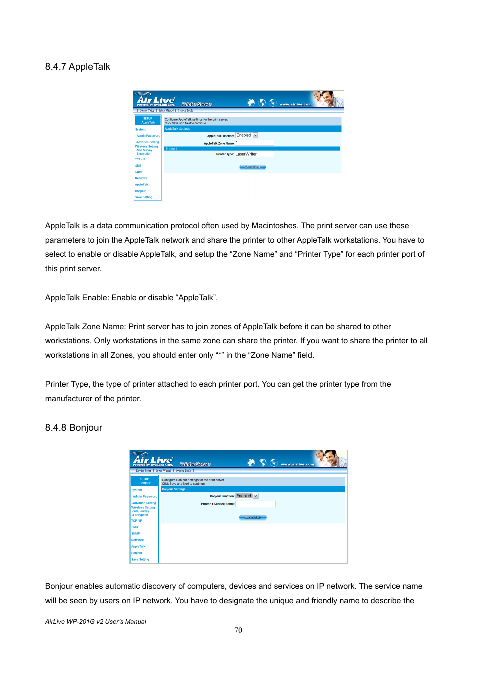 AirLive WP-201G V2 User Manual | Page 78 / 97