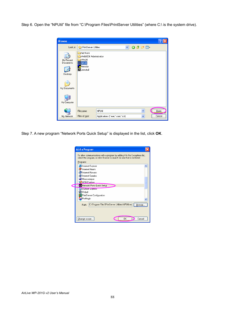 AirLive WP-201G V2 User Manual | Page 96 / 97