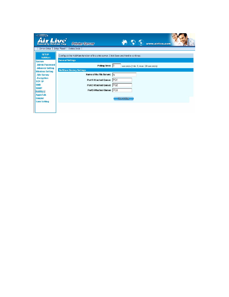 6 netware | AirLive WP-203G User Manual | Page 96 / 132