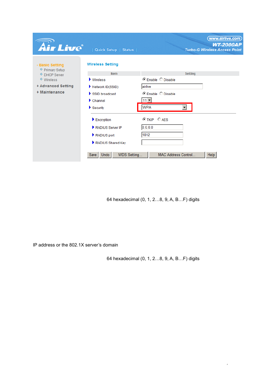 AirLive WT-2000AP User Manual | Page 19 / 42