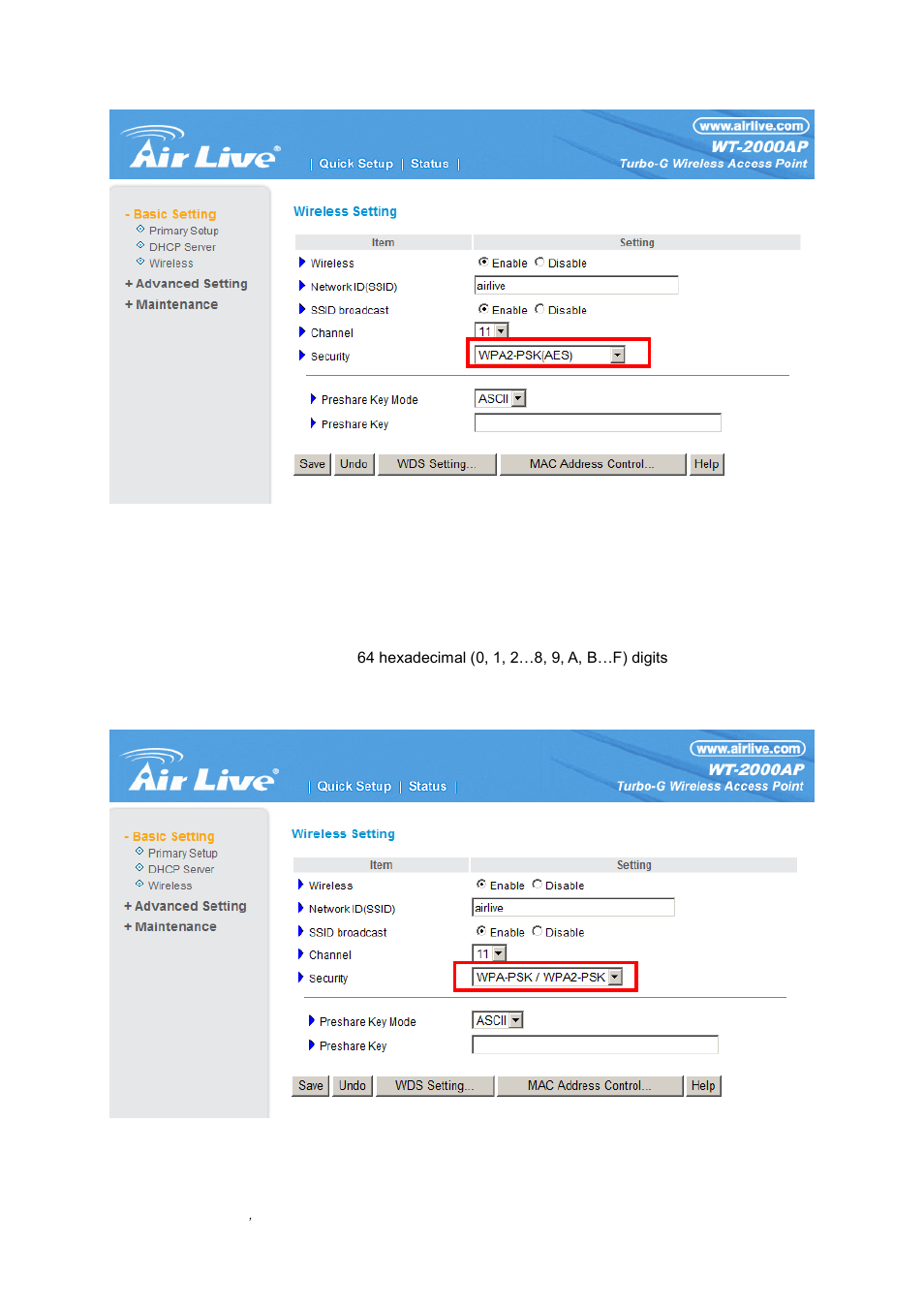 AirLive WT-2000AP User Manual | Page 20 / 42