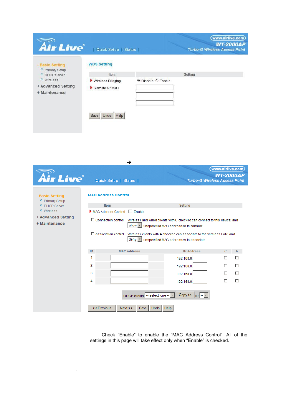 AirLive WT-2000AP User Manual | Page 22 / 42