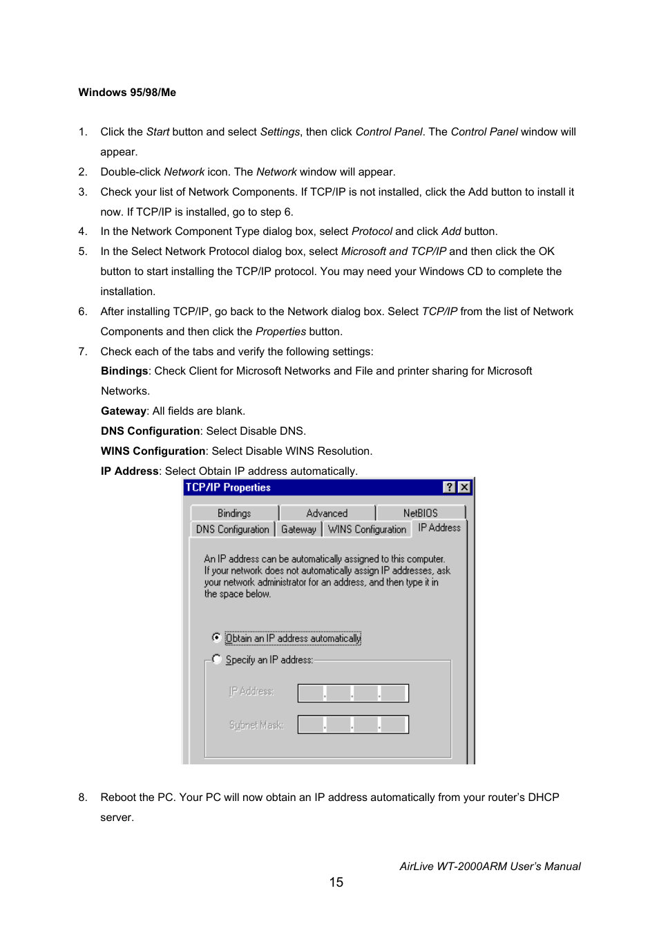 AirLive WT-2000ARM User Manual | Page 20 / 65