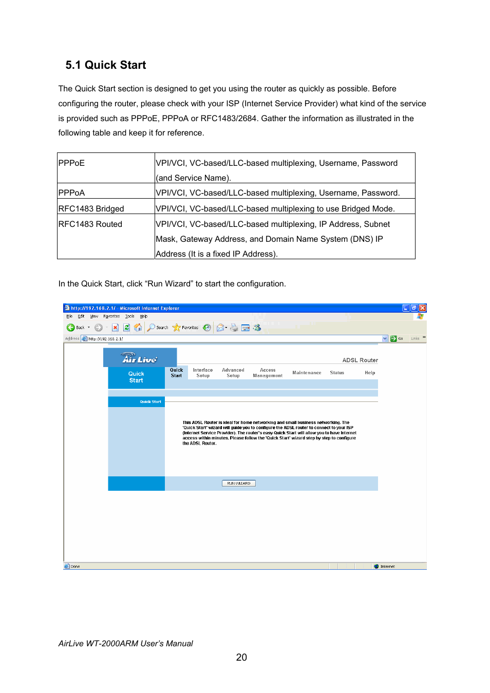 1 quick start | AirLive WT-2000ARM User Manual | Page 25 / 65