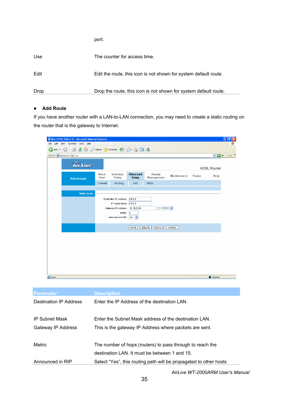 AirLive WT-2000ARM User Manual | Page 40 / 65