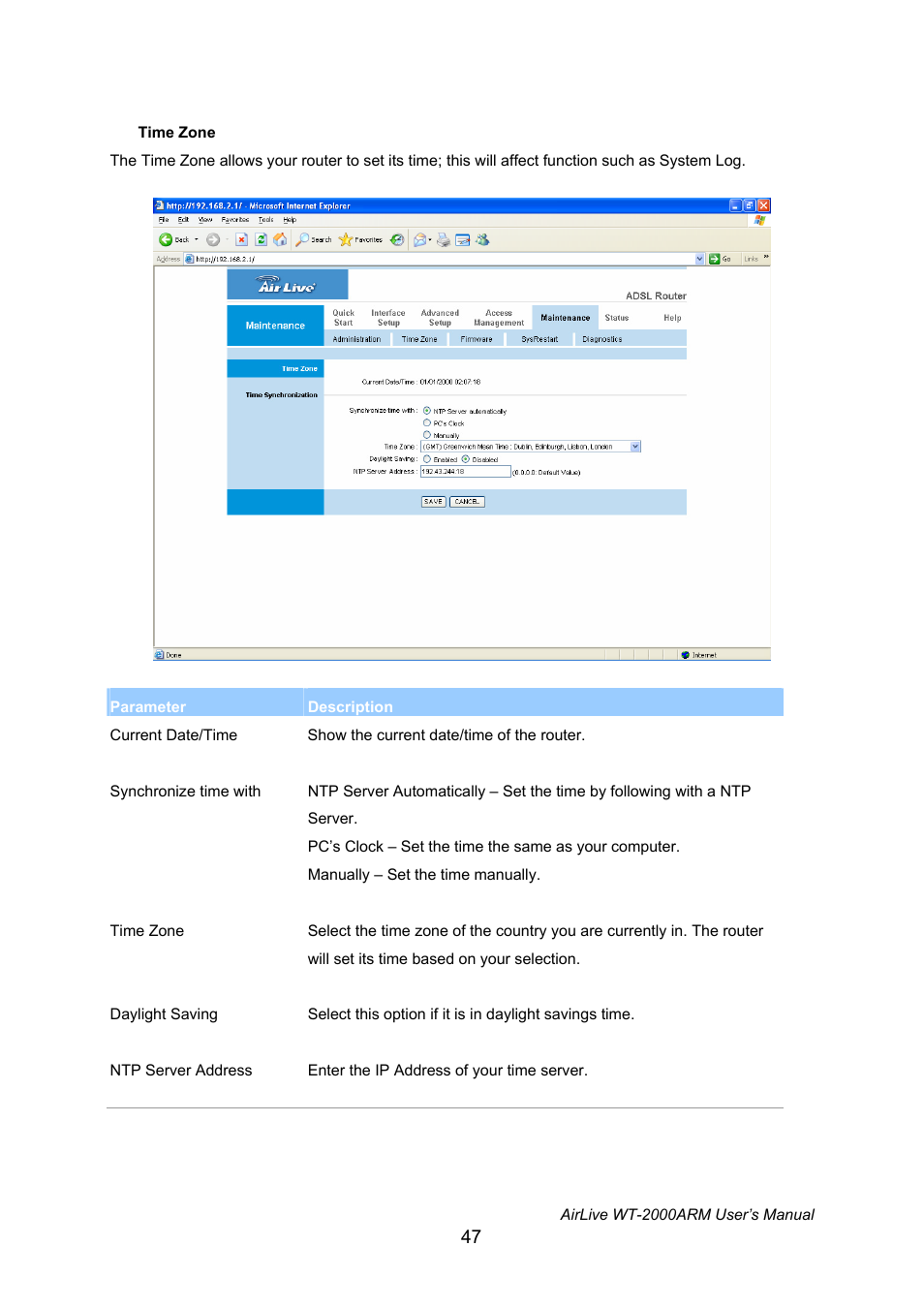 AirLive WT-2000ARM User Manual | Page 52 / 65