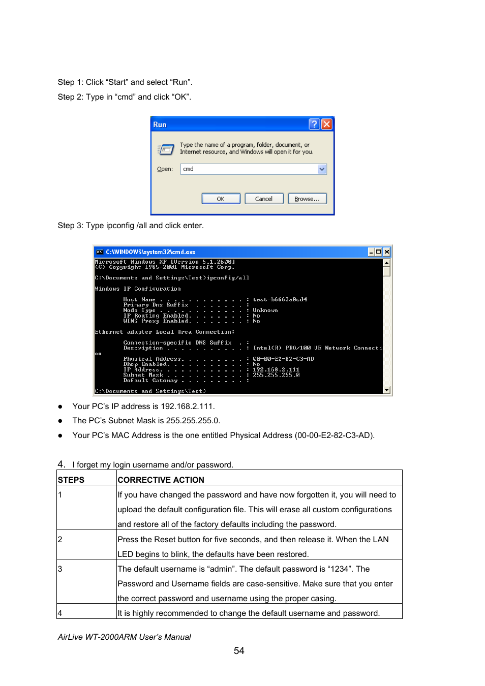 AirLive WT-2000ARM User Manual | Page 59 / 65