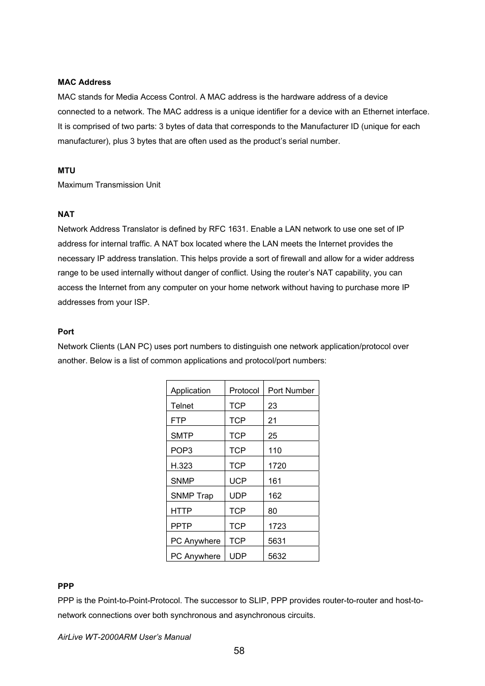 AirLive WT-2000ARM User Manual | Page 63 / 65