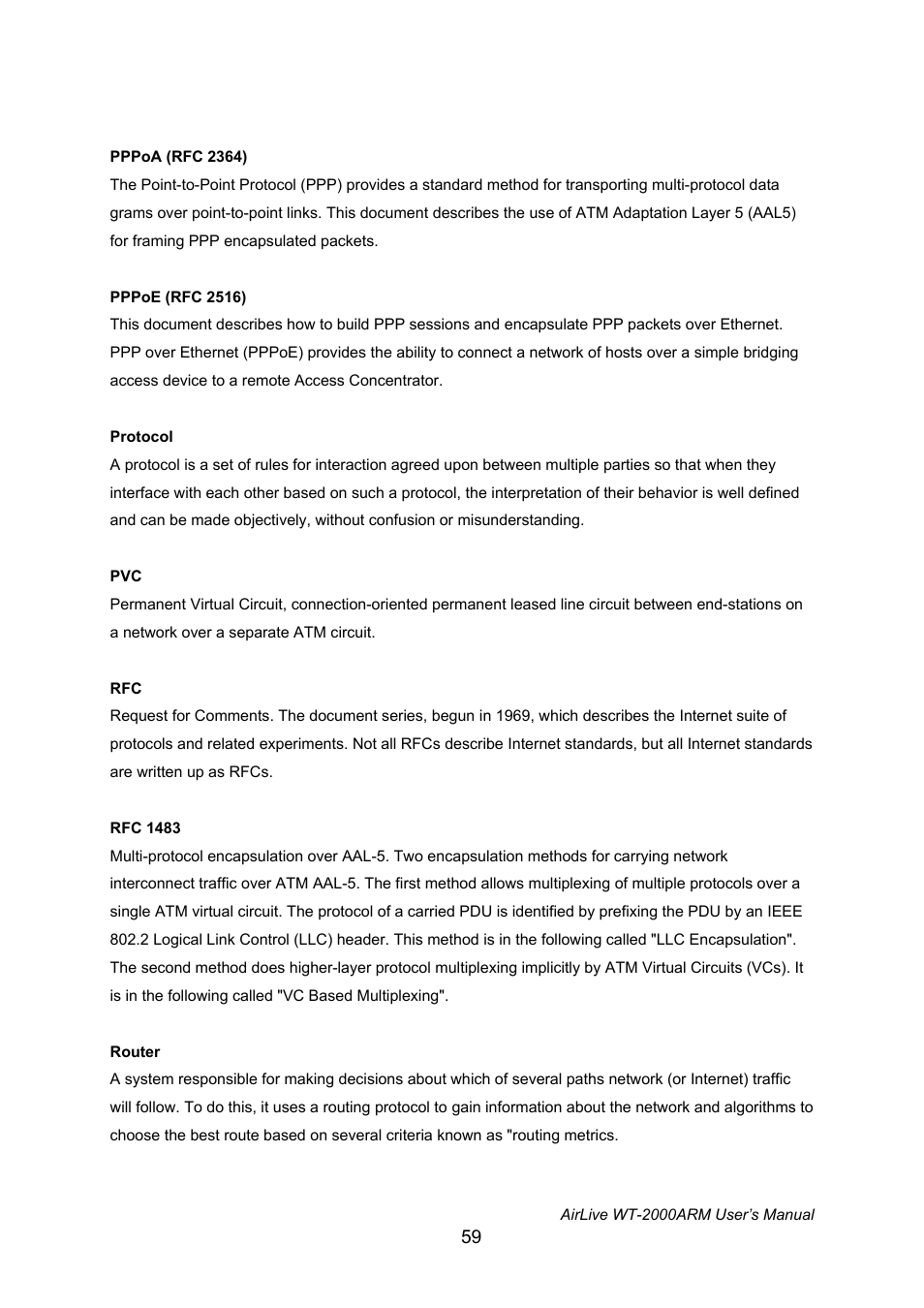 AirLive WT-2000ARM User Manual | Page 64 / 65