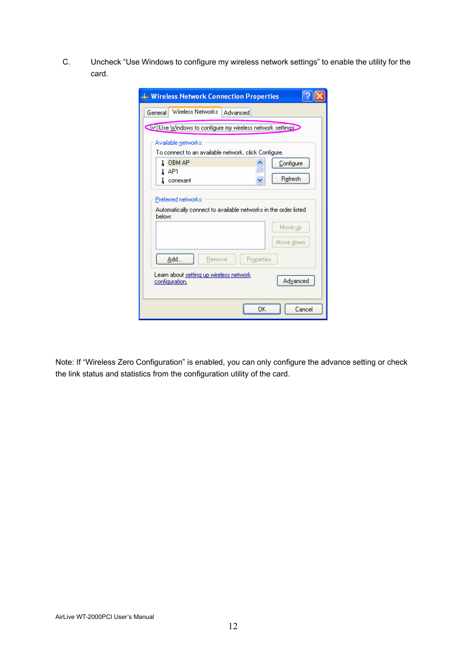 AirLive WT-2000PCI User Manual | Page 13 / 35