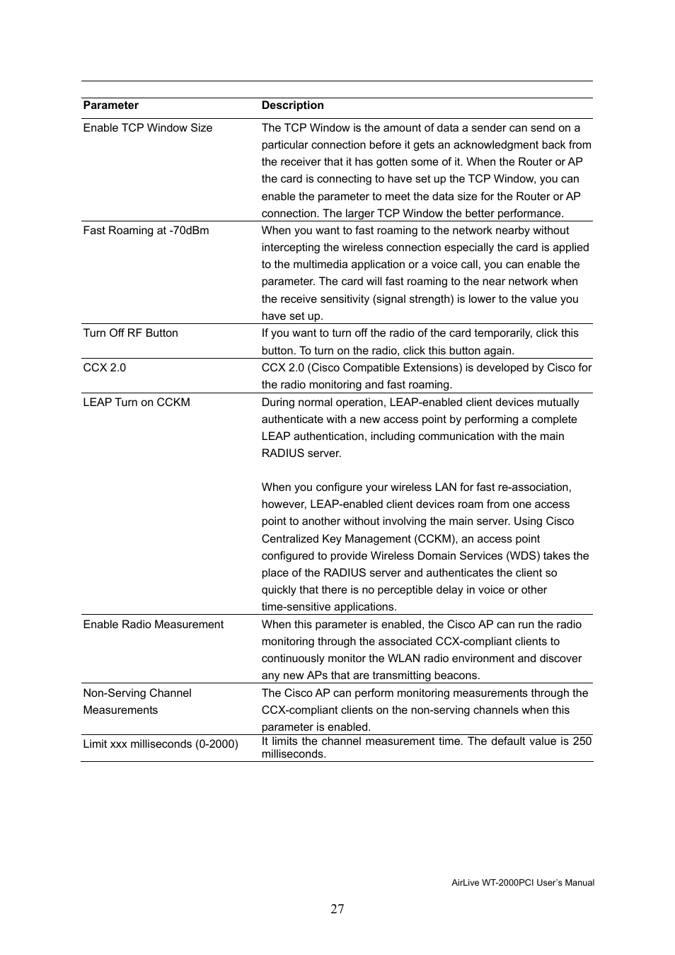 AirLive WT-2000PCI User Manual | Page 28 / 35