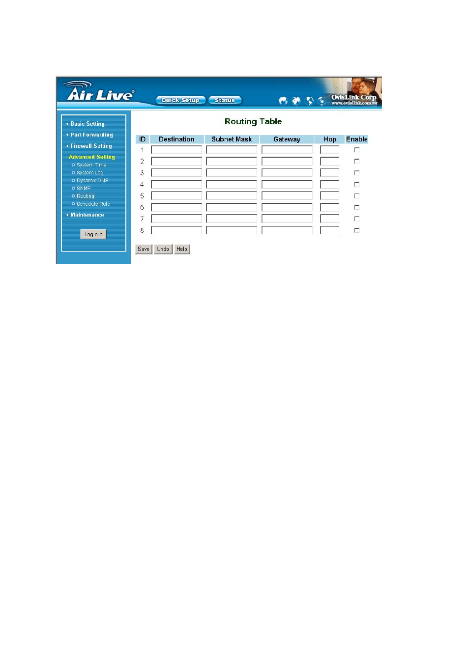 5 routing | AirLive WT-2000R User Manual | Page 55 / 99