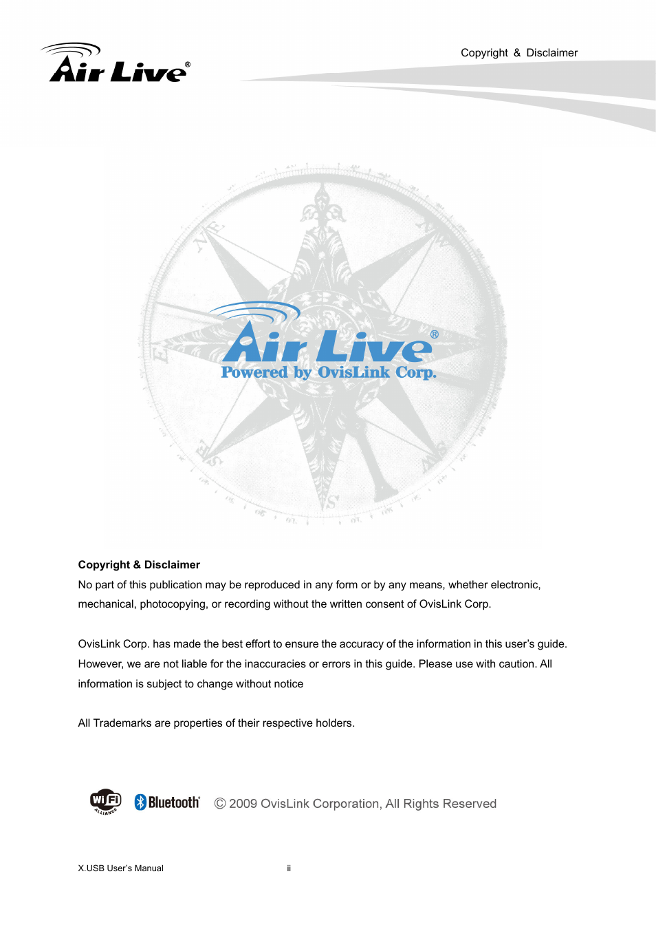 AirLive X.USB User Manual | Page 2 / 36