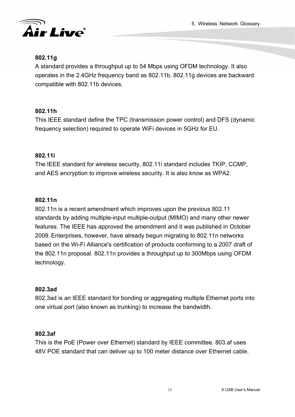 AirLive X.USB User Manual | Page 20 / 36