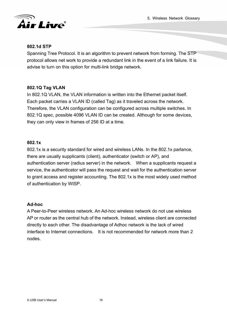 AirLive X.USB User Manual | Page 21 / 36