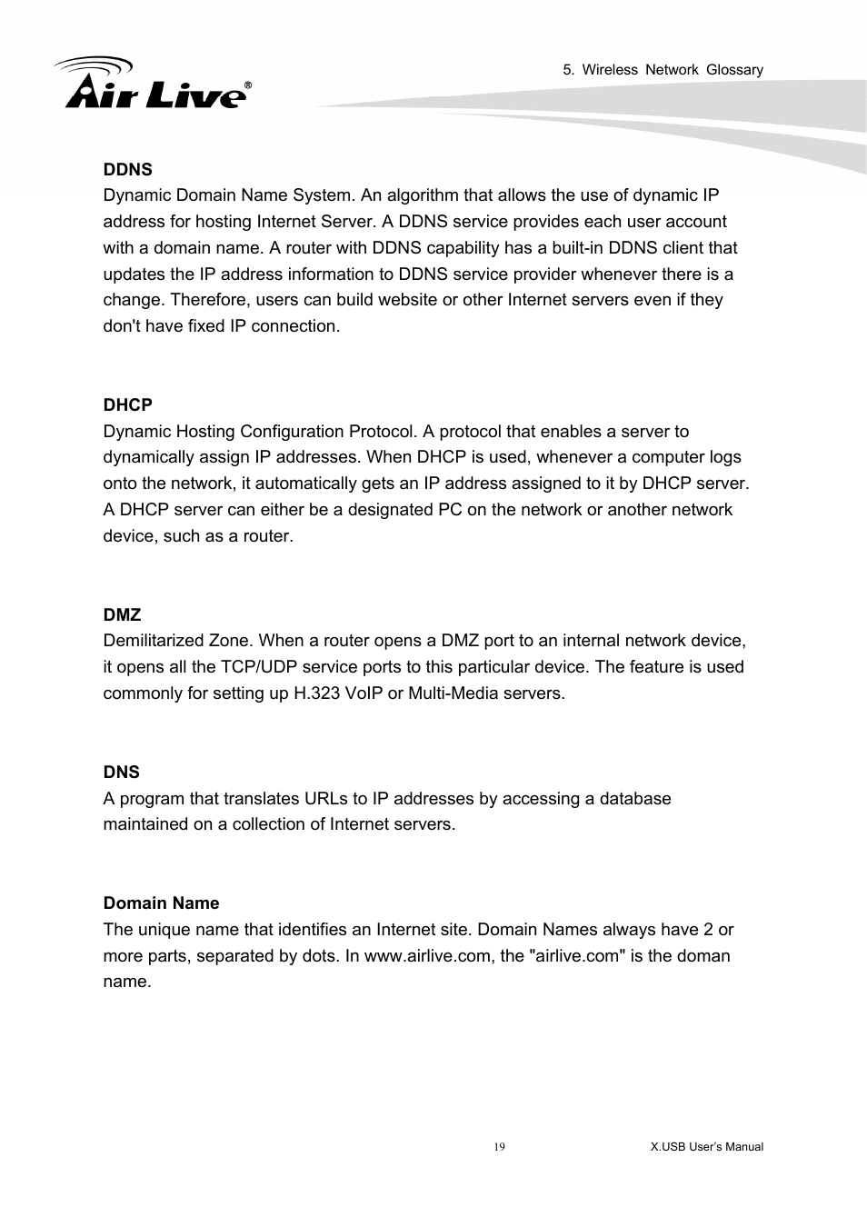 AirLive X.USB User Manual | Page 24 / 36