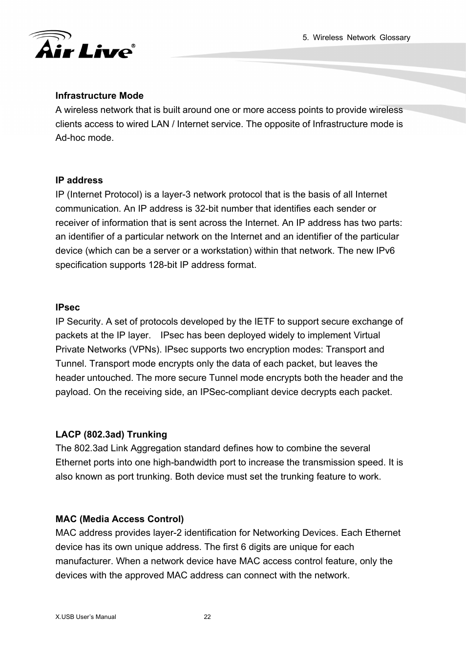 AirLive X.USB User Manual | Page 27 / 36