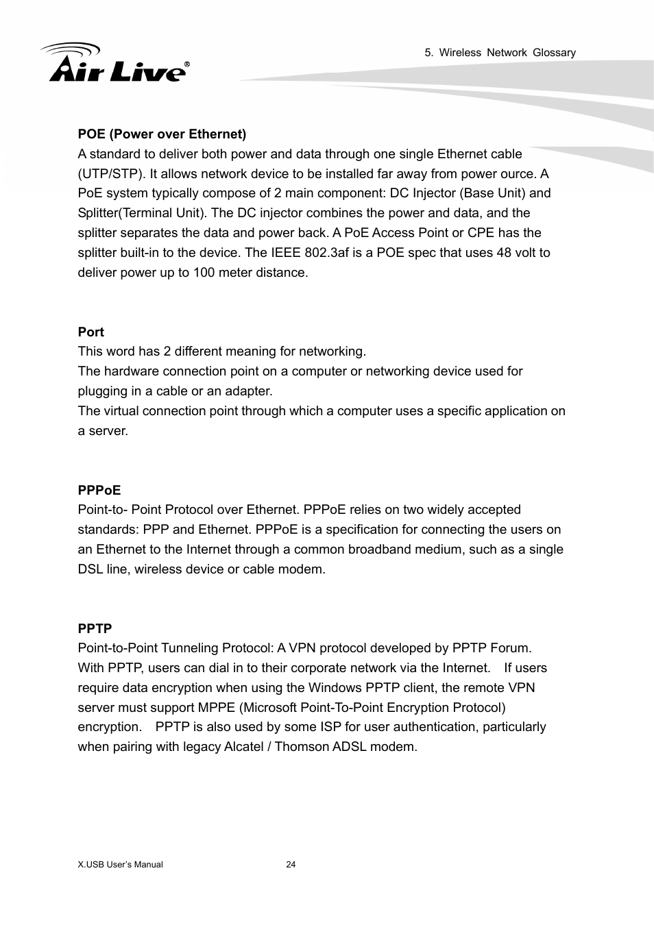 AirLive X.USB User Manual | Page 29 / 36