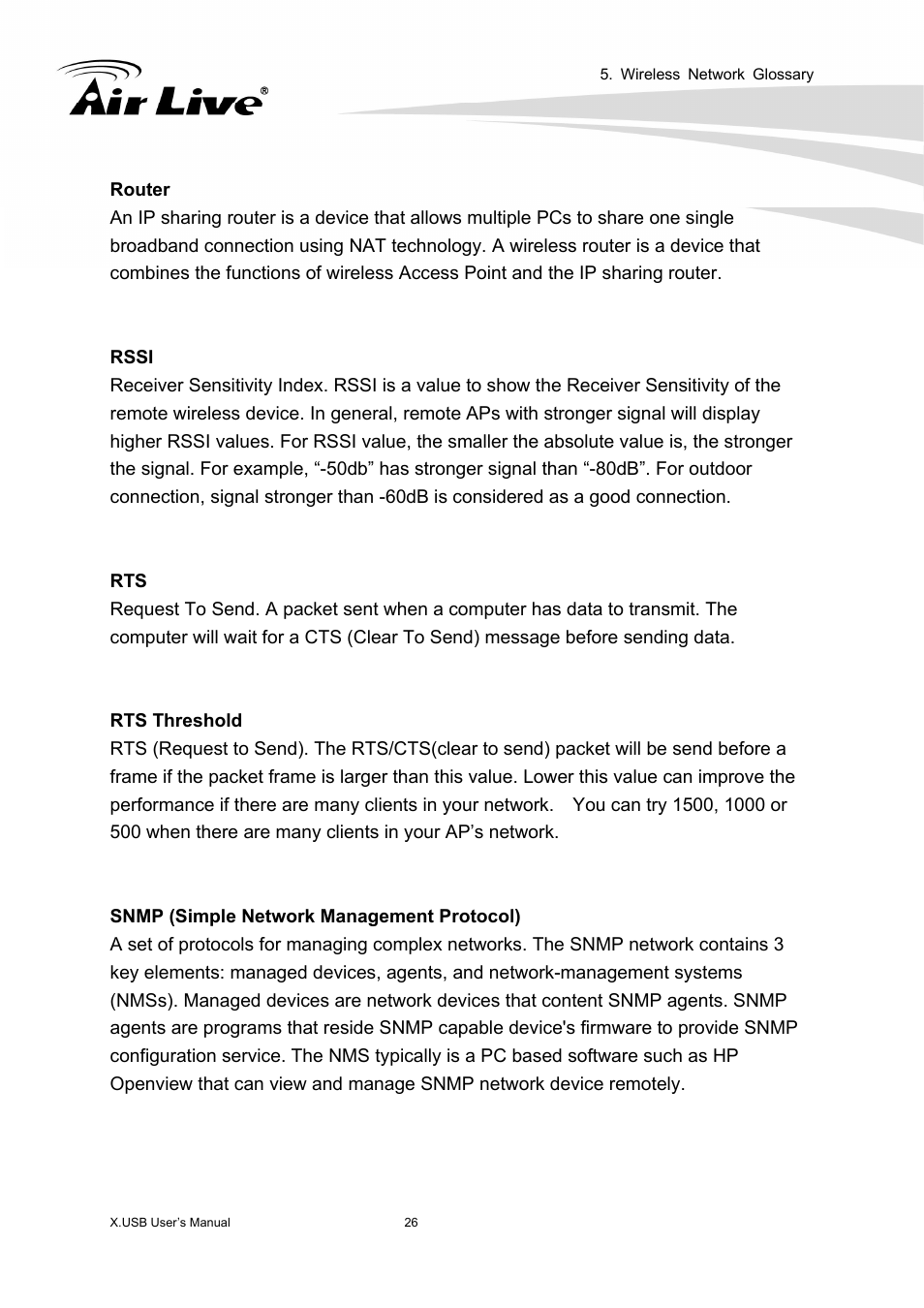 AirLive X.USB User Manual | Page 31 / 36