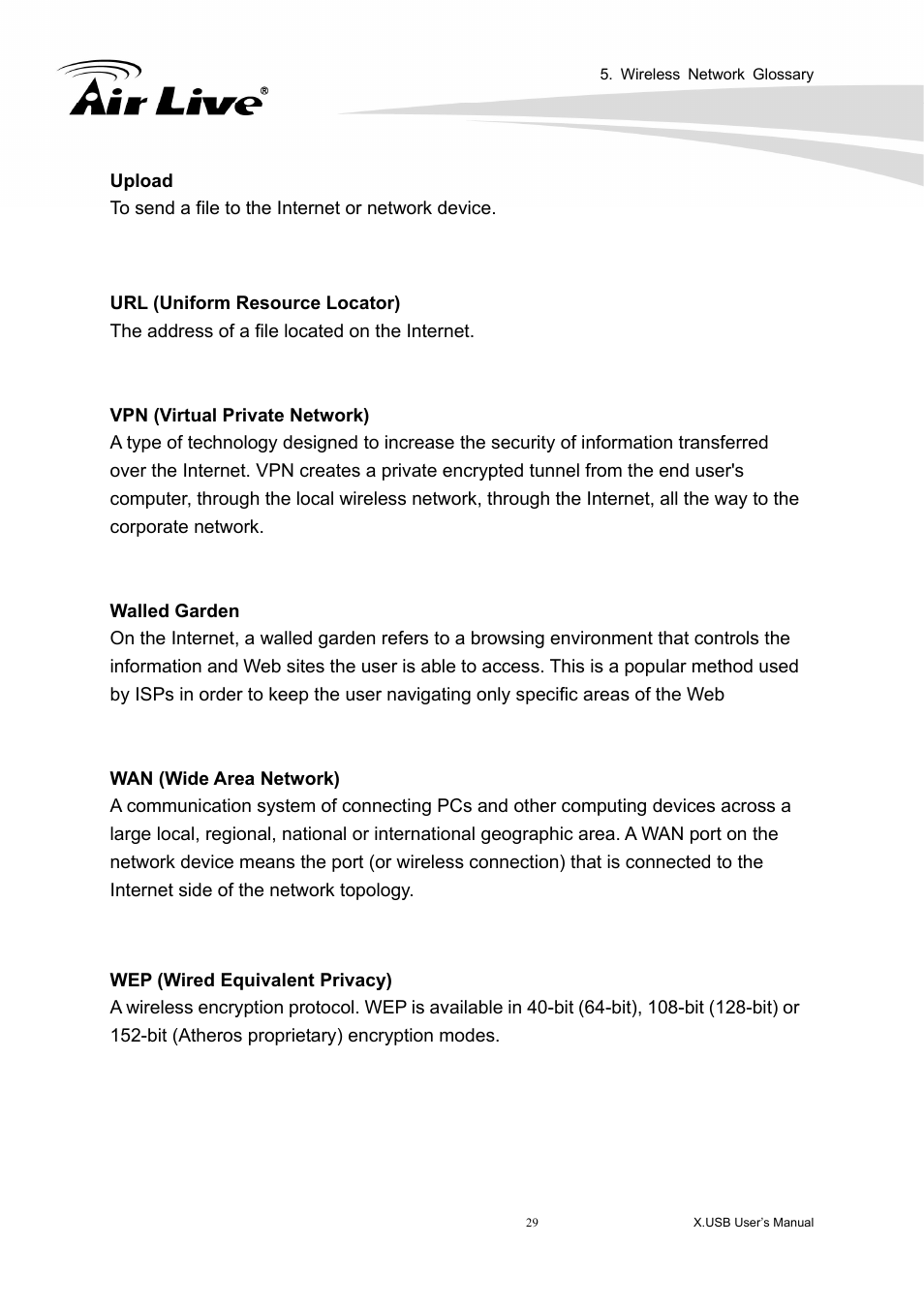 AirLive X.USB User Manual | Page 34 / 36