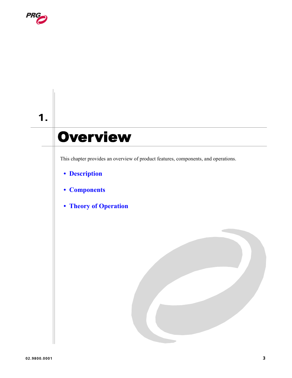 Overview, Chapter 1. overview | PRG Mbox EXtreme User Manual | Page 11 / 84
