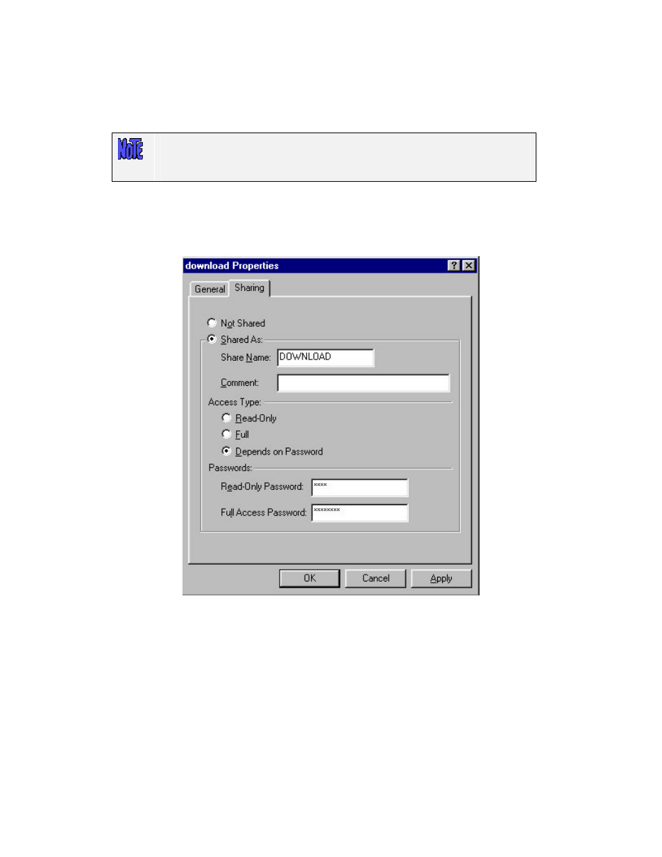 Sharing a folder | Storix Software SBAdmin (Enabling Backups for Windows and MAC OS X) User Manual | Page 8 / 19