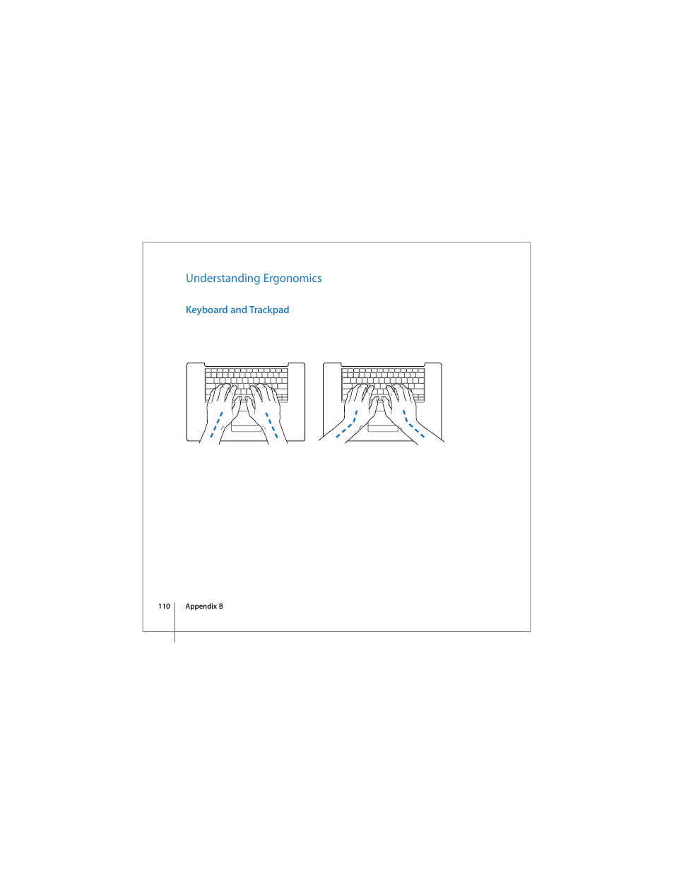 Understanding ergonomics | Apple 17-inch MacBook Pro (User’s Guide) User Manual | Page 110 / 144