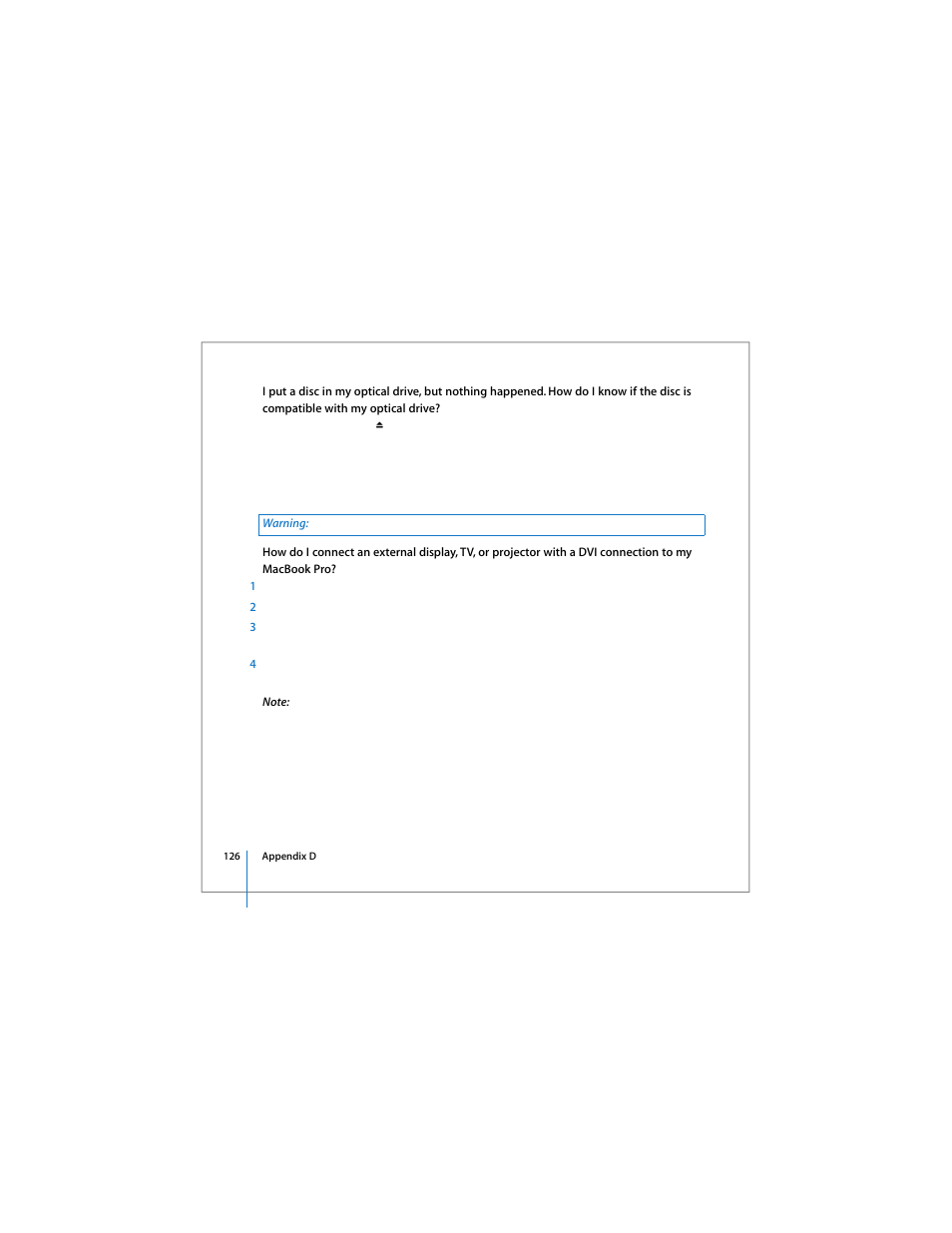 Apple 17-inch MacBook Pro (User’s Guide) User Manual | Page 126 / 144