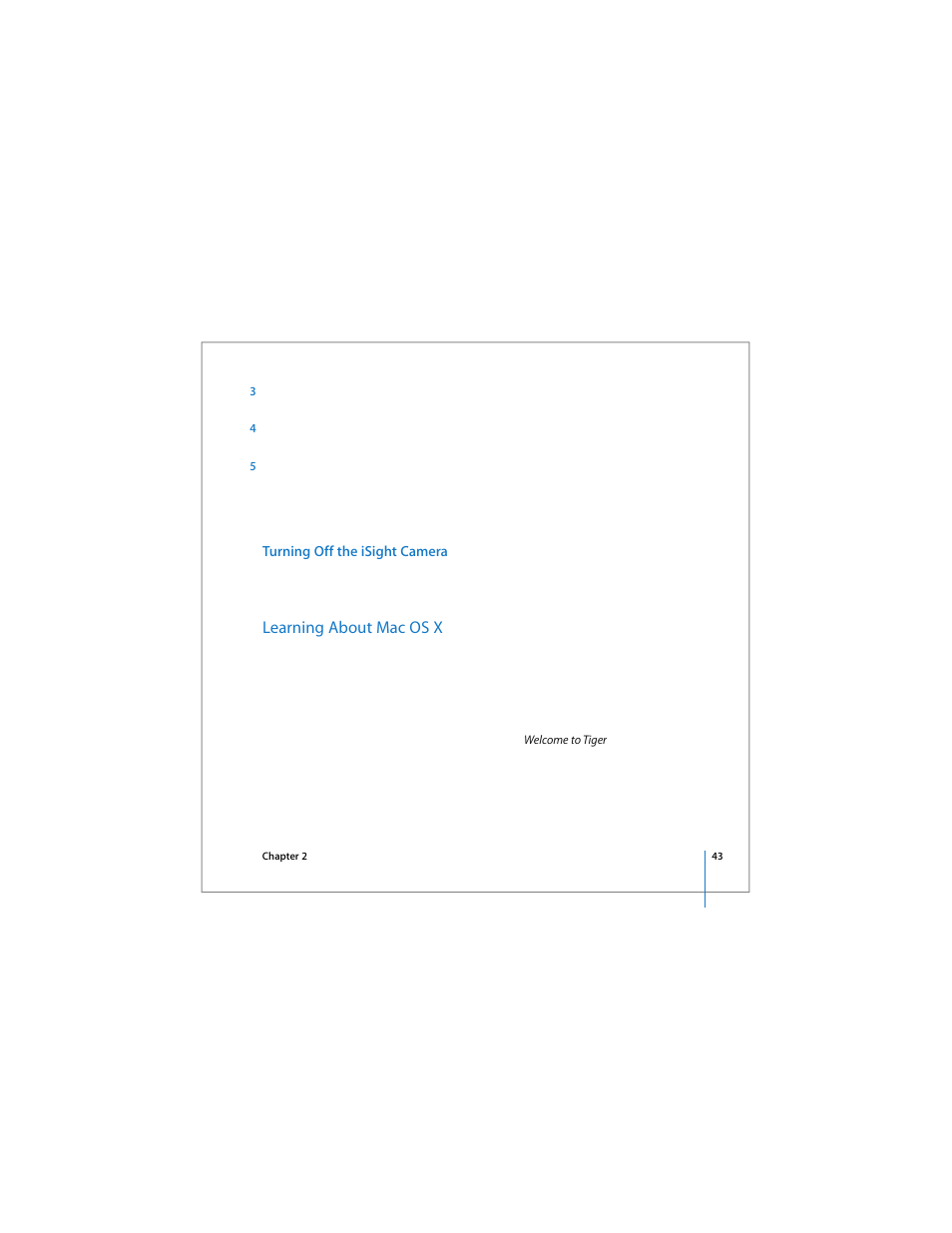 Learning about mac os x | Apple 17-inch MacBook Pro (User’s Guide) User Manual | Page 43 / 144
