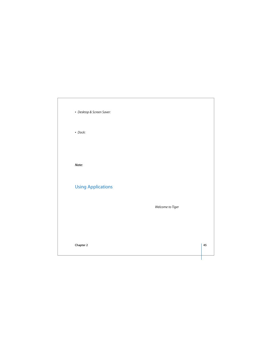 Using applications | Apple 17-inch MacBook Pro (User’s Guide) User Manual | Page 45 / 144