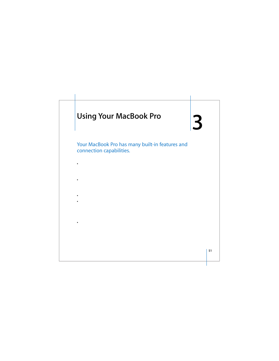 Using your macbook pro | Apple 17-inch MacBook Pro (User’s Guide) User Manual | Page 51 / 144