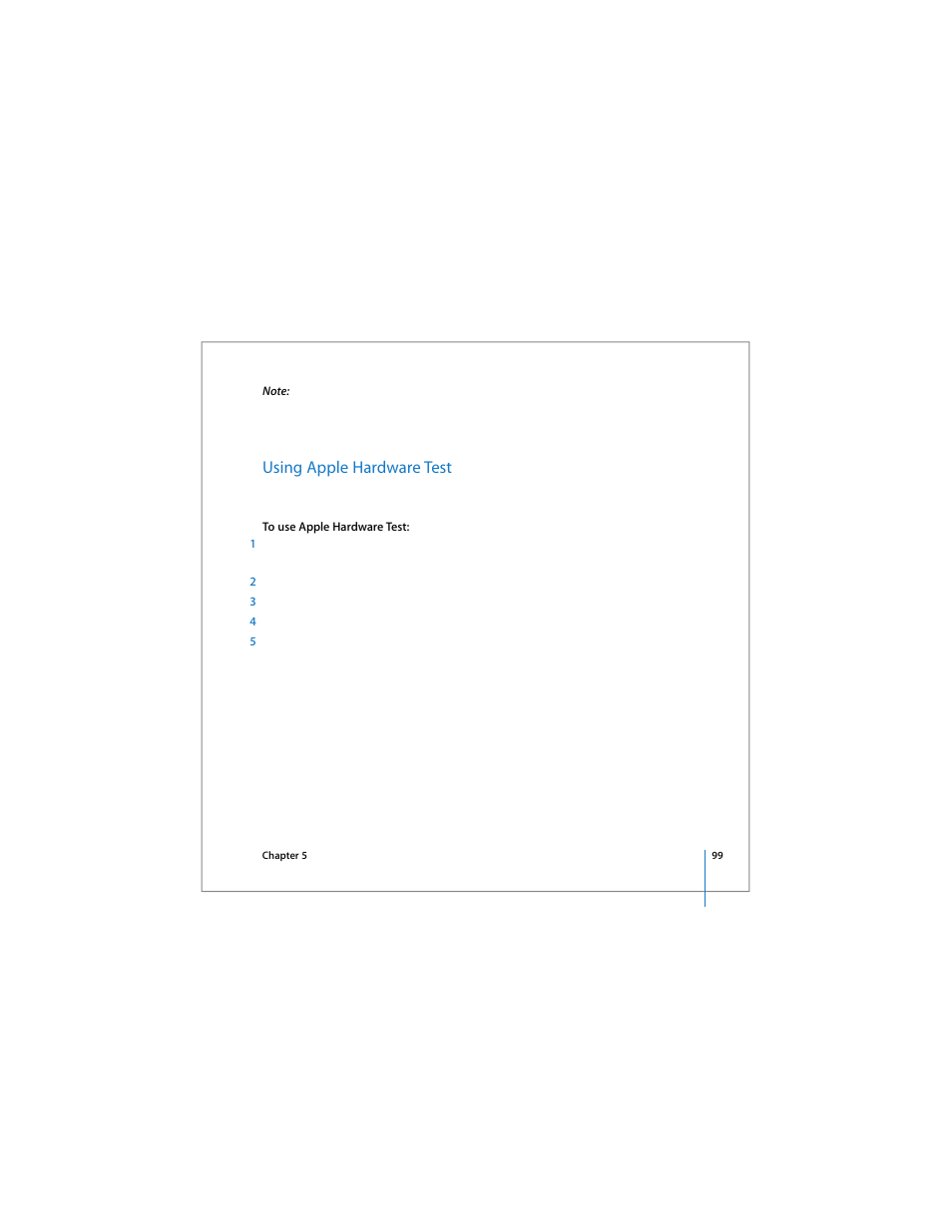 Using apple hardware test | Apple 17-inch MacBook Pro (User’s Guide) User Manual | Page 99 / 144