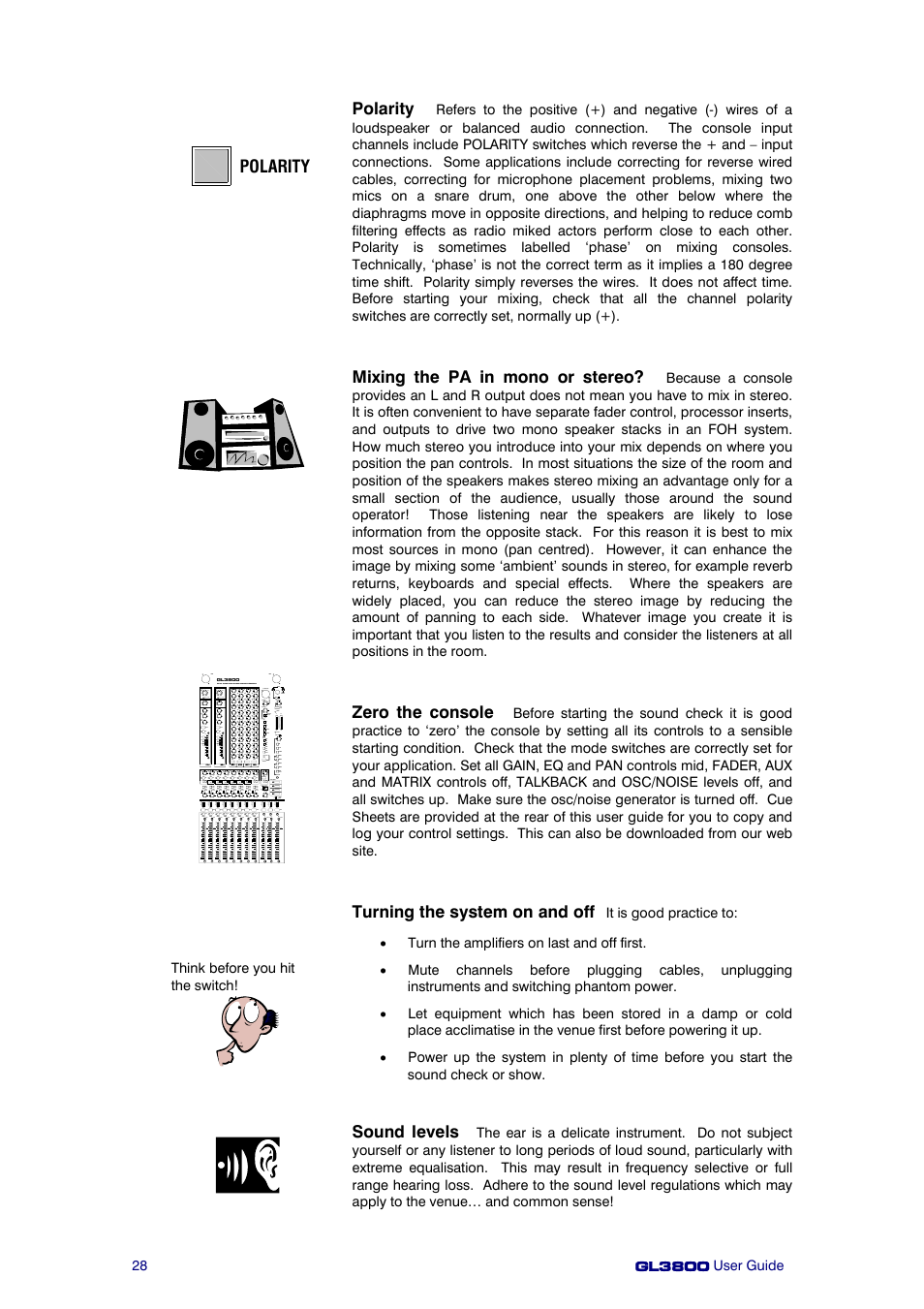 Allen&Heath GL3800 User Manual | Page 28 / 44