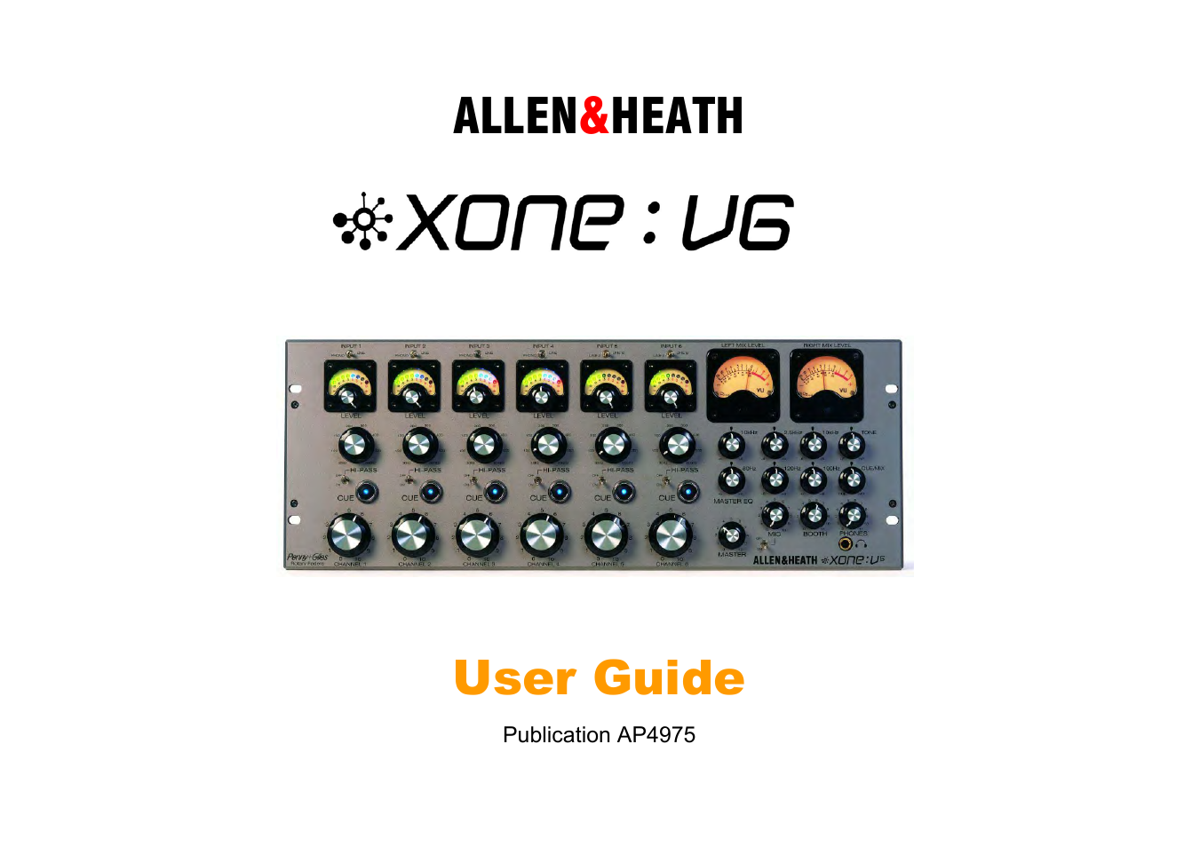 Allen&Heath Xone V6 User Manual | 42 pages