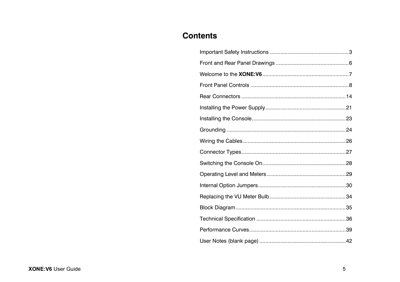 Allen&Heath Xone V6 User Manual | Page 5 / 42
