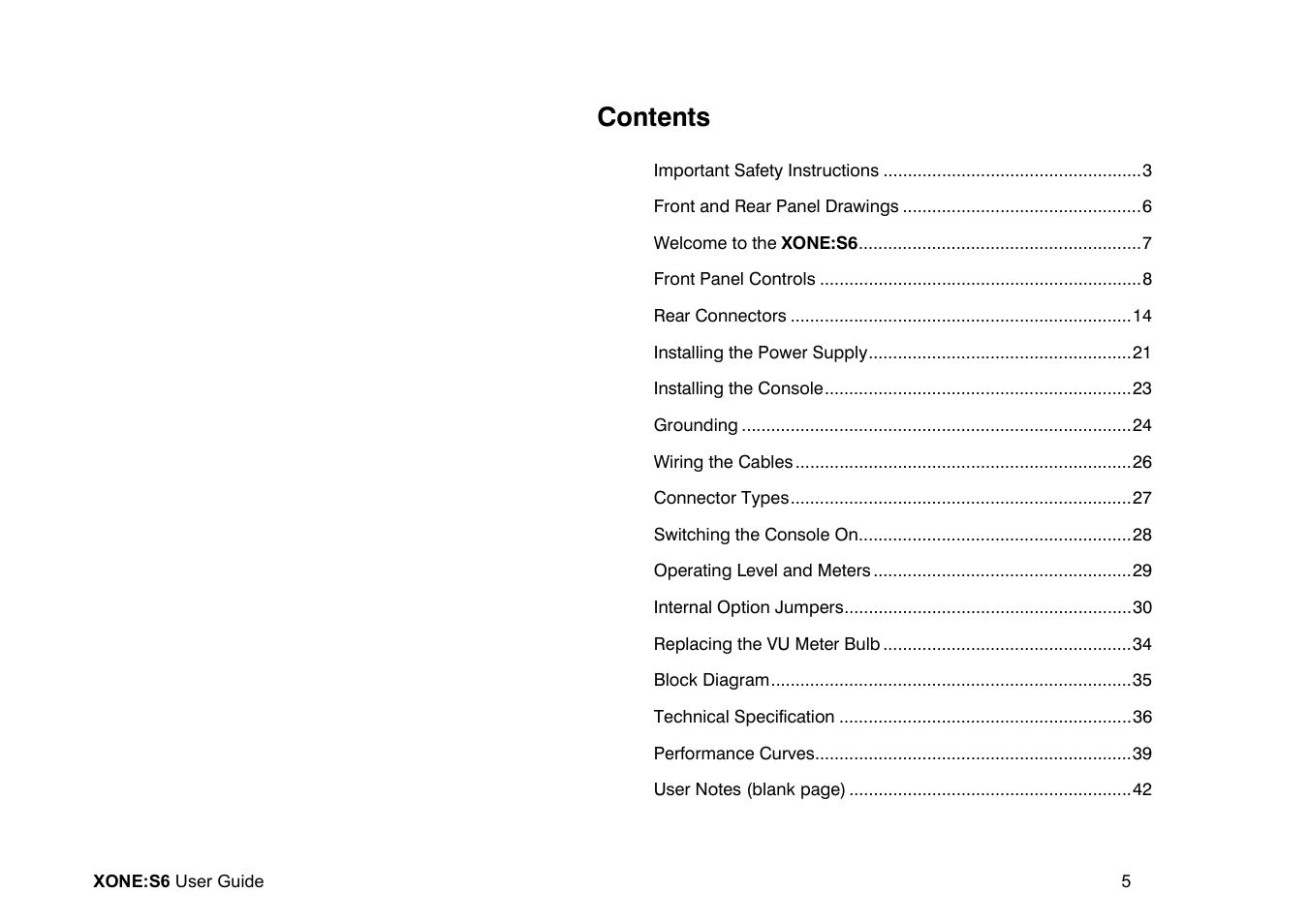 Allen&Heath Xone S6 User Manual | Page 5 / 42