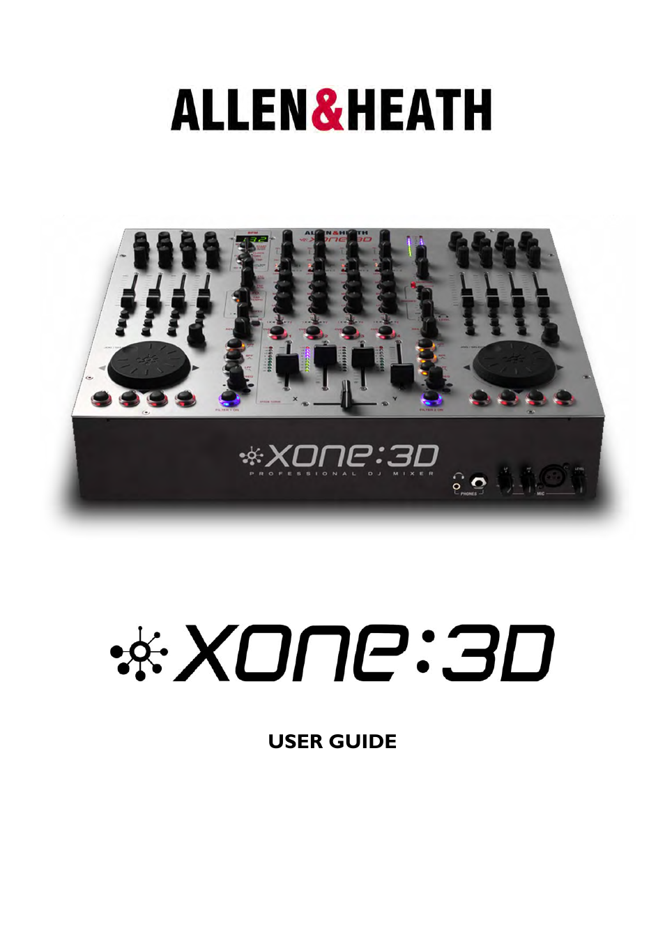 Allen&Heath Xone 3D User Manual | 42 pages