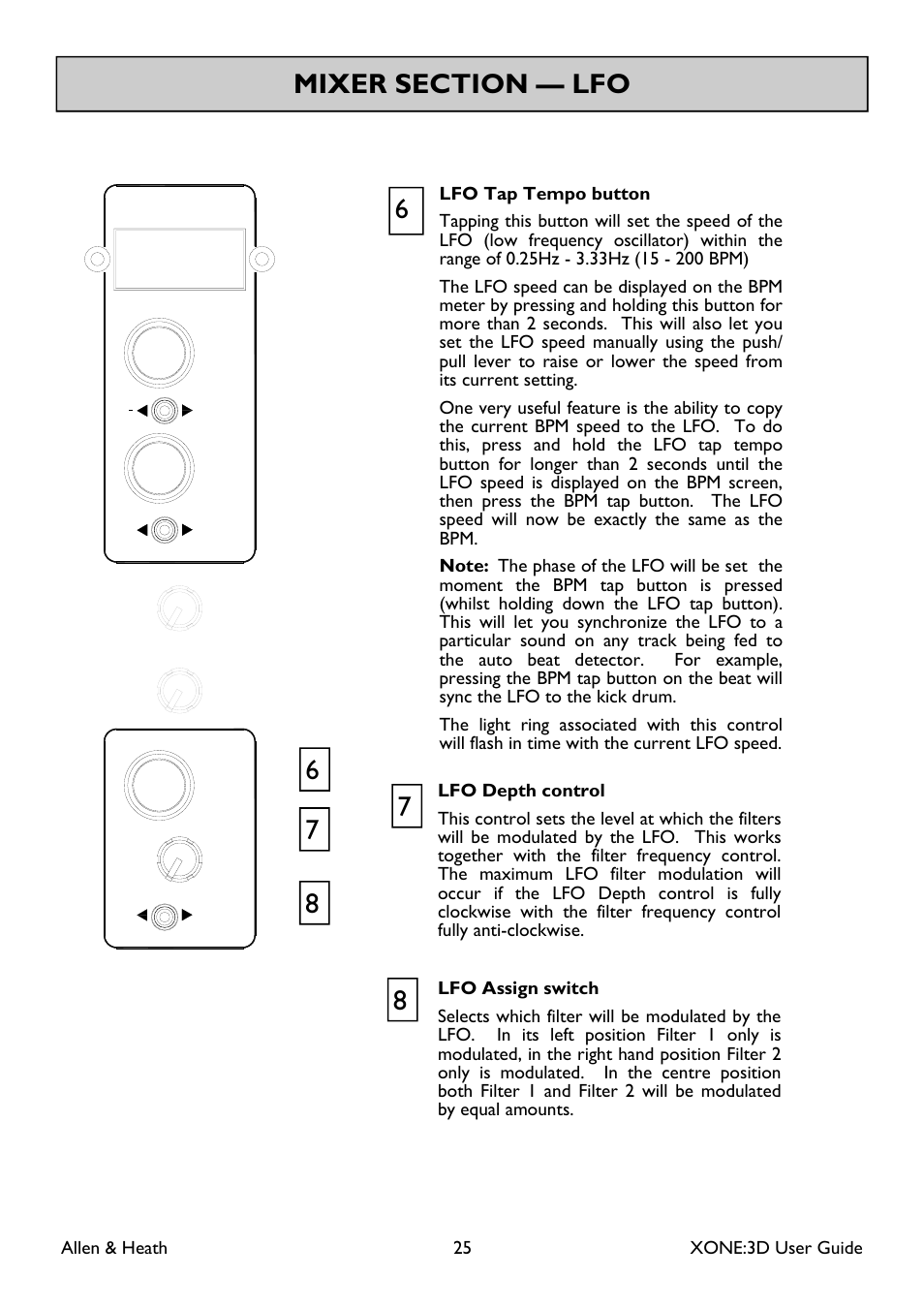 Allen&Heath Xone 3D User Manual | Page 25 / 42
