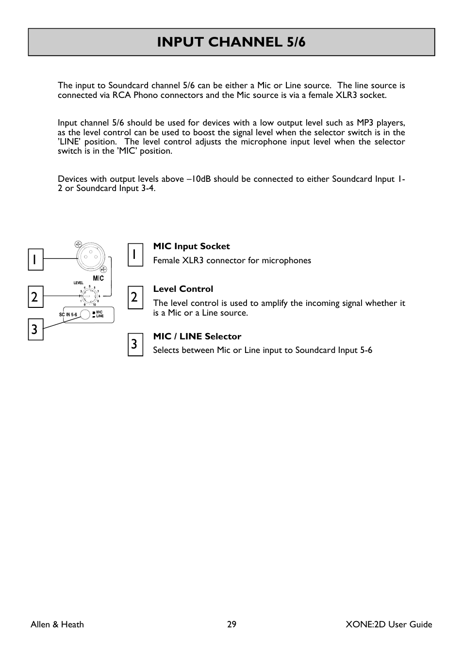 Allen&Heath Xone 2D User Manual | Page 29 / 34