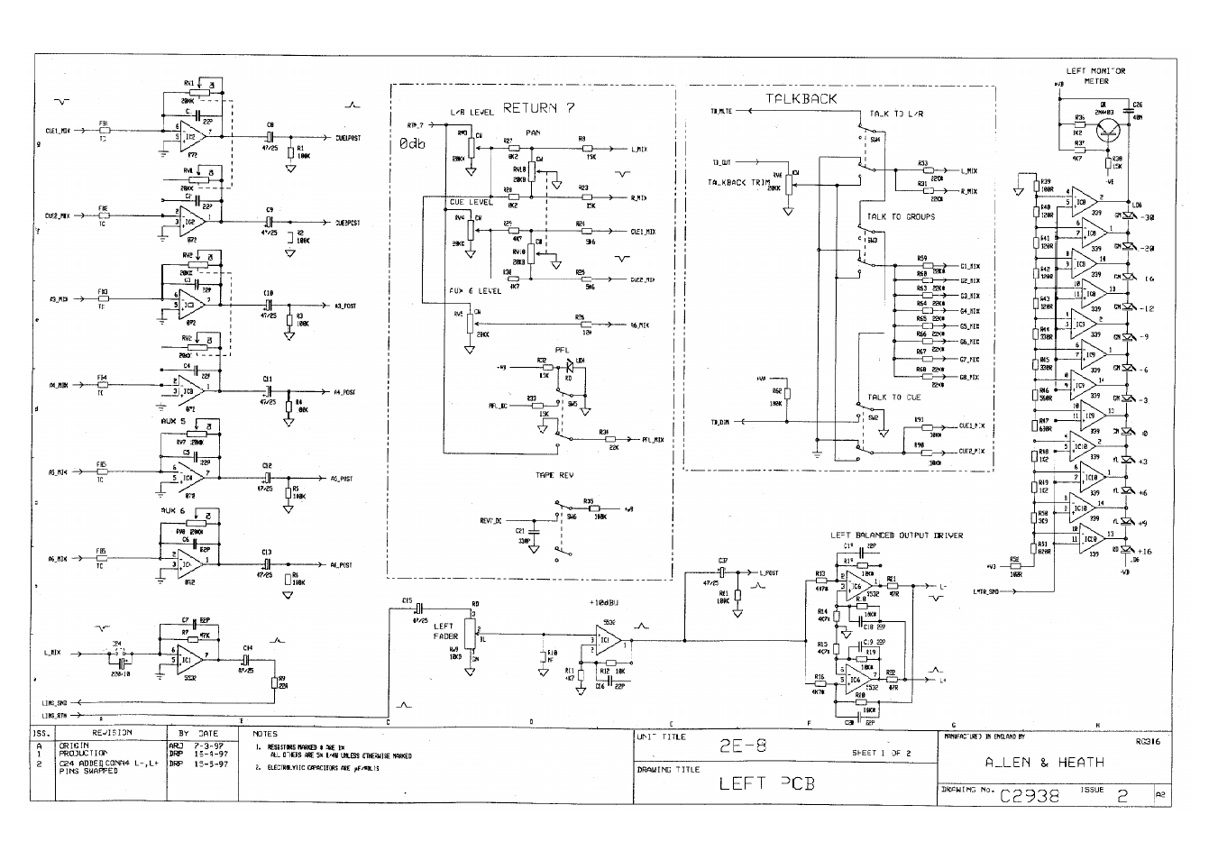 Allen&Heath WZ20 8 2 SERVICE MANUAL User Manual | Page 24 / 35