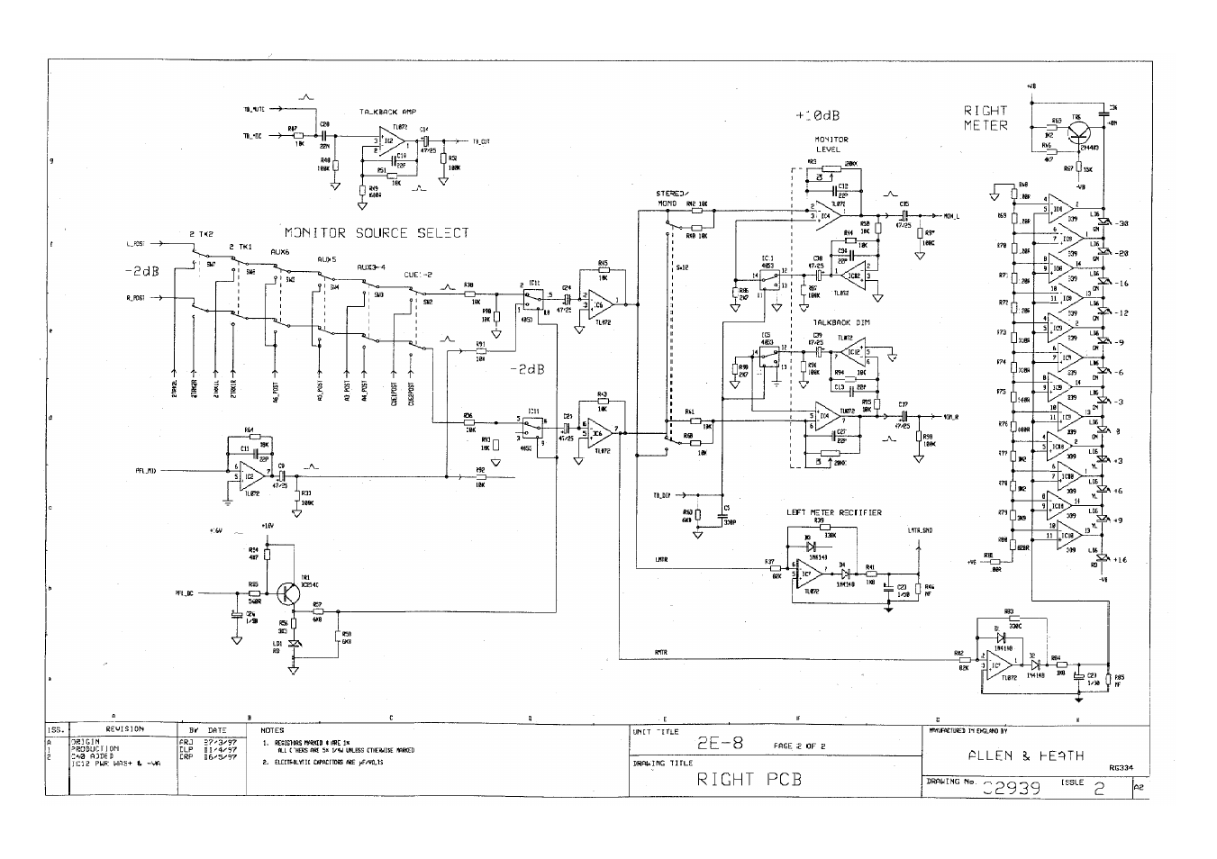 Allen&Heath WZ20 8 2 SERVICE MANUAL User Manual | Page 28 / 35