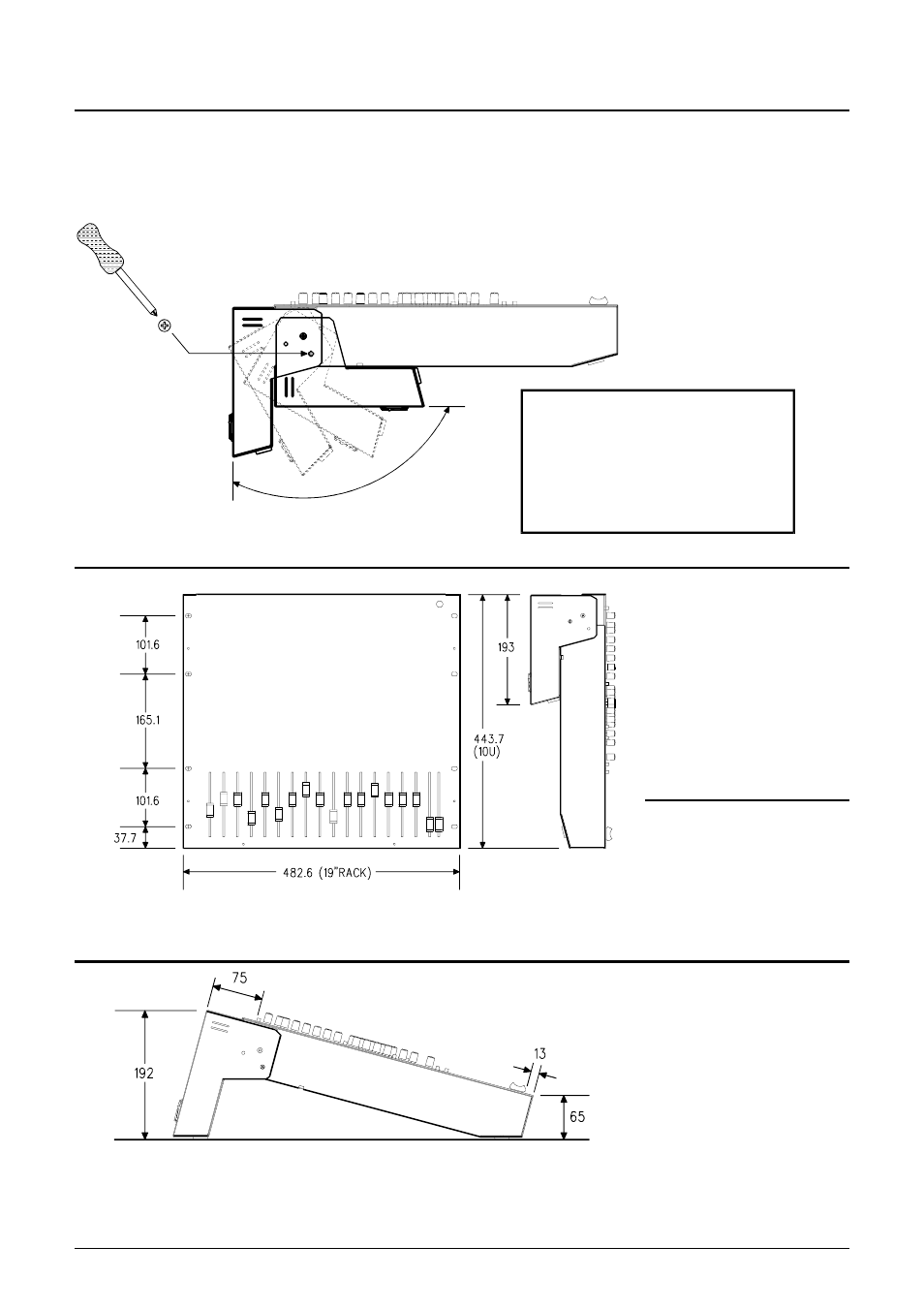 Installation, Nstalling the, Onsole | Allen&Heath WZ12 2DX User Manual | Page 10 / 28